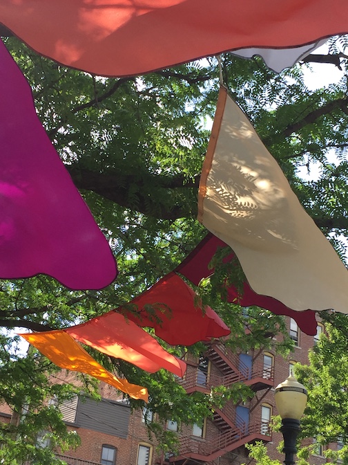Cloud Canopy, Downtown Kansas City, sponsered by Art in the Loop, 2017